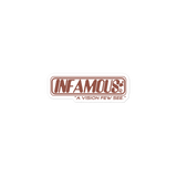 Infamous Logo Sticker