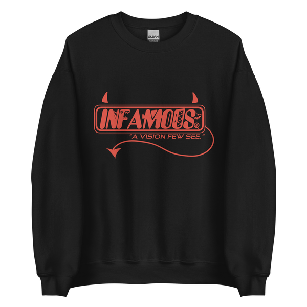 Infamous Monster Logo Sweatshirt Red