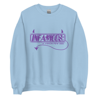 Infamous Monster Logo Sweatshirt Purple