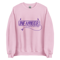 Infamous Monster Logo Sweatshirt Purple