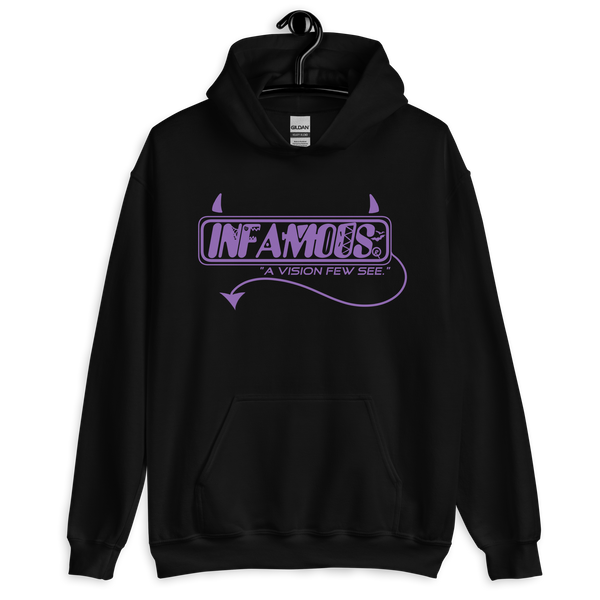 Infamous Monster Logo Hoodie Purple