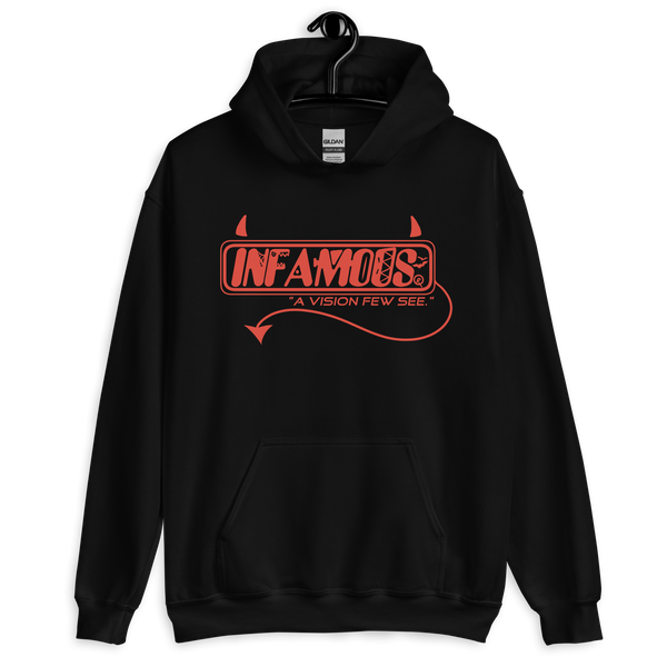 Infamous Monster Logo Hoodie Red