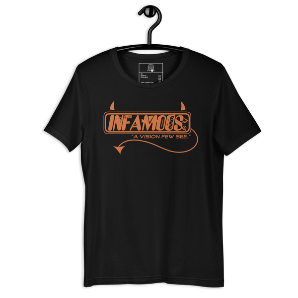 Infamous Monster Logo t-shirt Orange